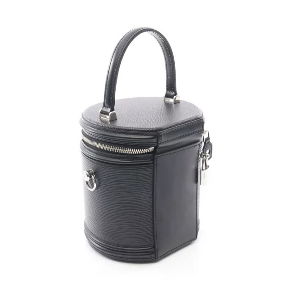 Louis Vuitton Black Leather Epi Handbag Cannes Black